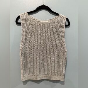 Abercrombie & Fitch Green Knit Sleeveless Top